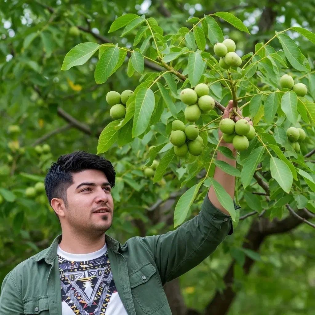 نهال گردو چندلر با باردهی زیاد|حراج|نورآباد, |دیوار