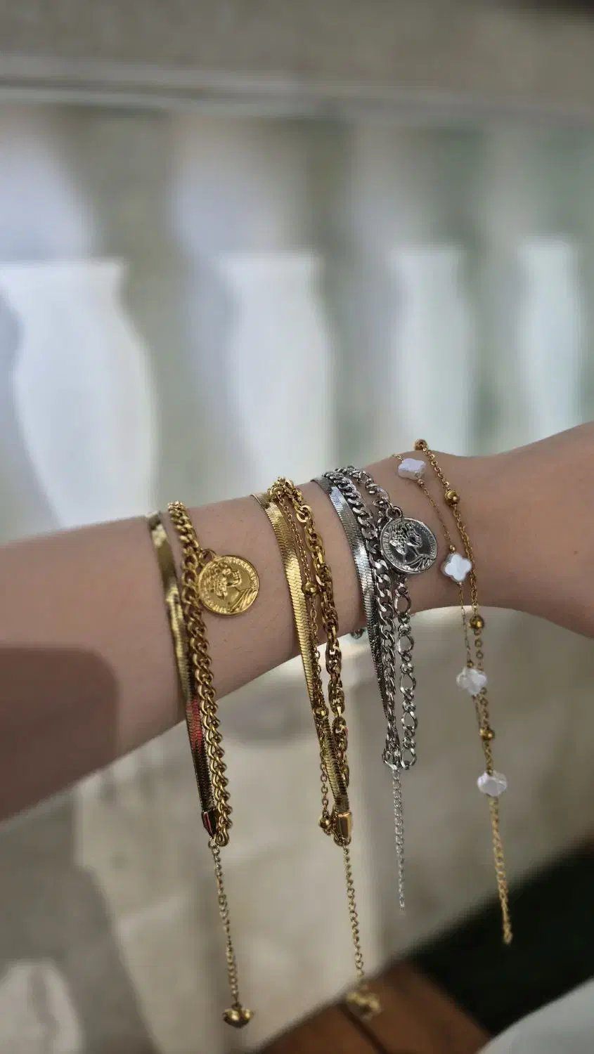 دستبند و گردنبند استیل|بدلیجات|تبریز, |دیوار