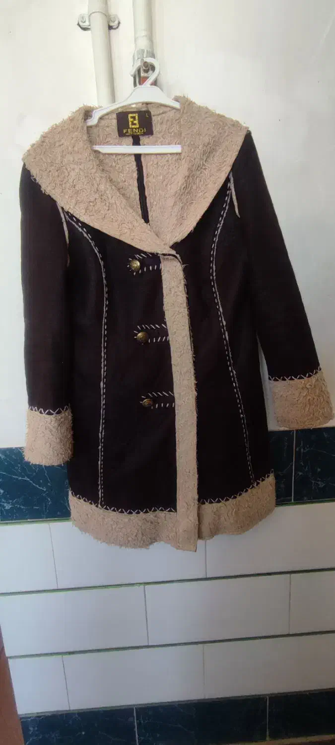 پالتو زنانه مارک فندی اصل|لباس|نائین, |دیوار