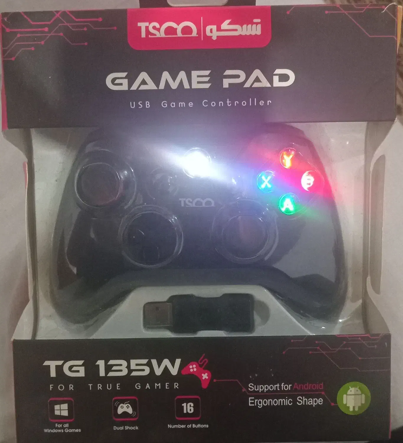 دسته بازی تسکو TG135W|کنسول، بازی ویدئویی و آنلاین|رشت, باهنر|دیوار