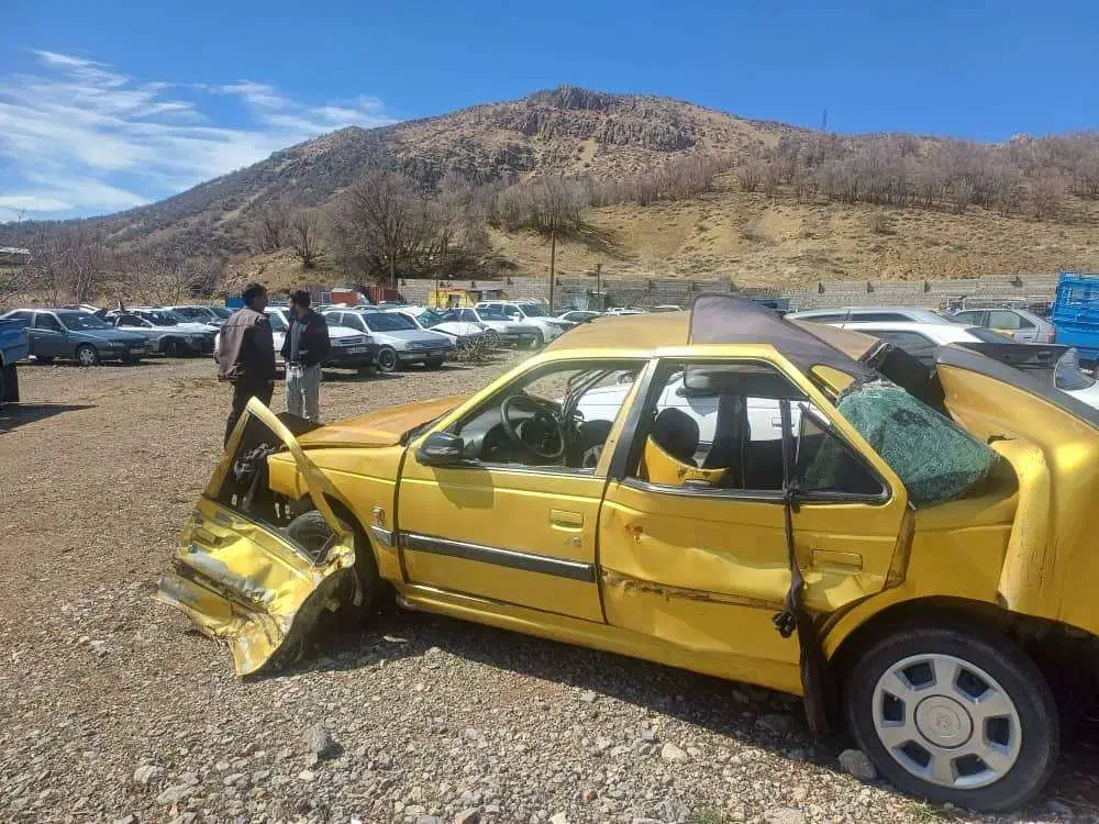 پژو پارس تصادفی|خودرو سواری و وانت|یاسوج, |دیوار