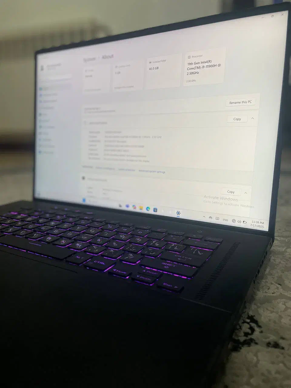 لپ تاپ asus rog zpherus m16gu-603|رایانه همراه|تهران, جمهوری|دیوار