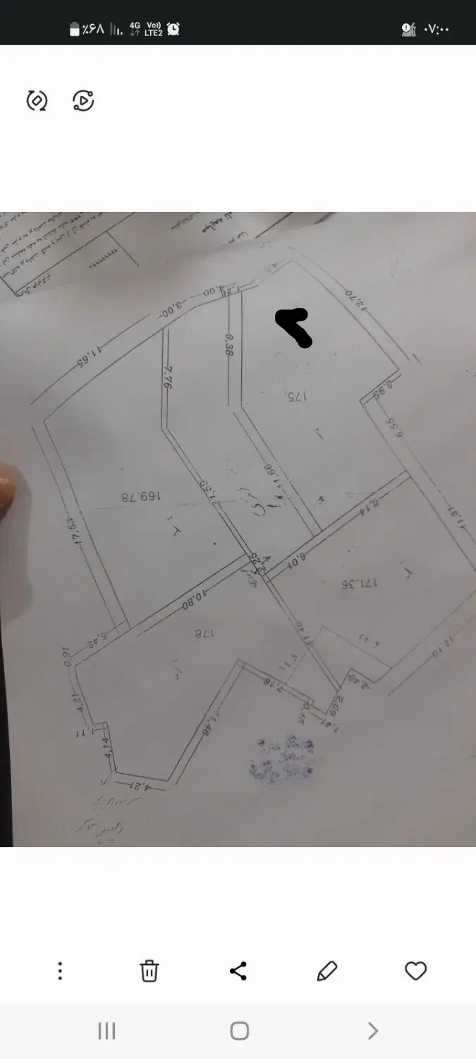 زمین خام، رو به روی خشک شویی|فروش زمین و ملک کلنگی|شاهین دژ, |دیوار