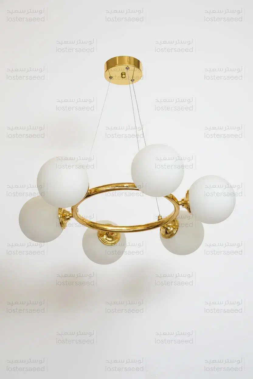 لوستر مدرن اشپزخانه و اتاق آویز حبابی دلسا شش شعله|لوستر و چراغ آویز|تبریز, |دیوار