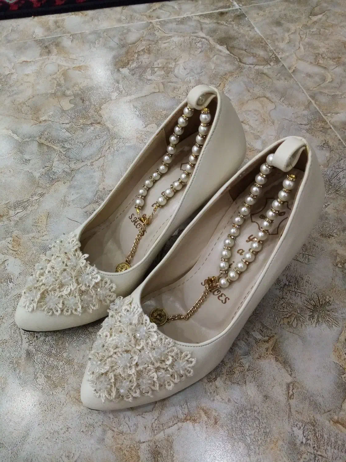 کفش مجلسی نونو سایز 37 پاموره دار|کیف، کفش، کمربند|سنندج, |دیوار