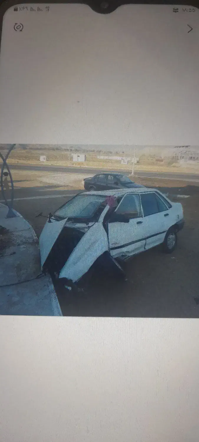 یک دستگاه خودروی سواری پراید تصادفی مدل ۷۸|خودرو سواری و وانت|قشم, |دیوار