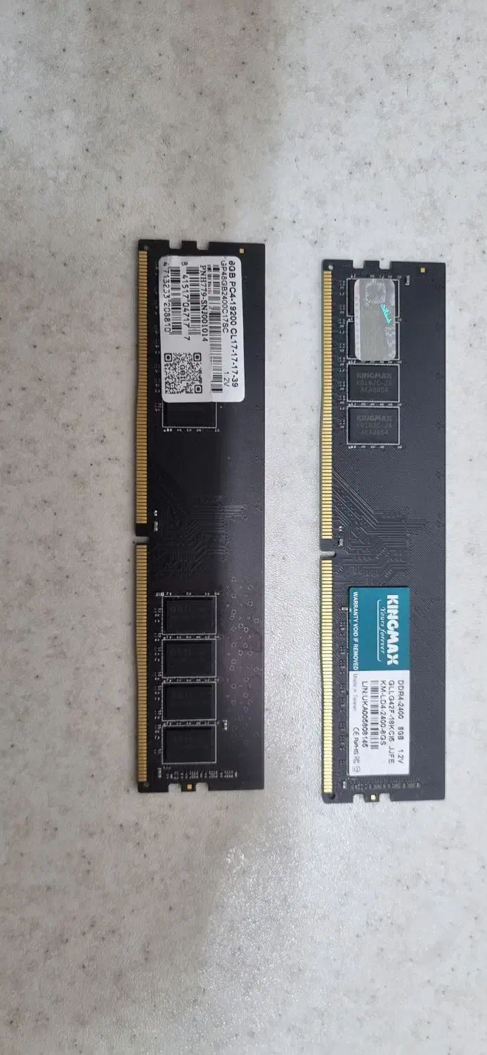 دو عدد رم ddr4 8g|قطعات و لوازم جانبی رایانه|تهران, شهرک طالقانی|دیوار