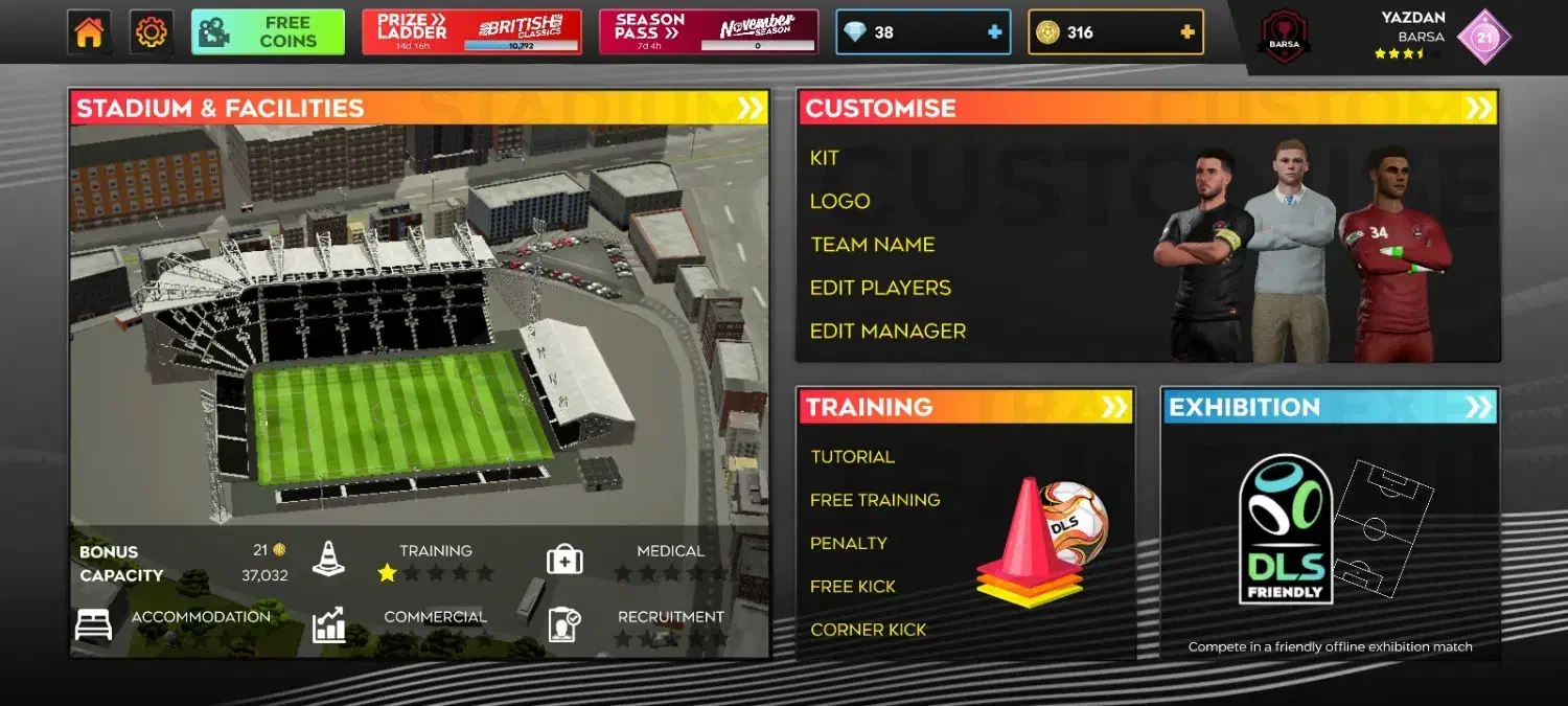 اکانت دریم لیگ|کنسول، بازی ویدئویی و آنلاین|مسجد سلیمان, |دیوار