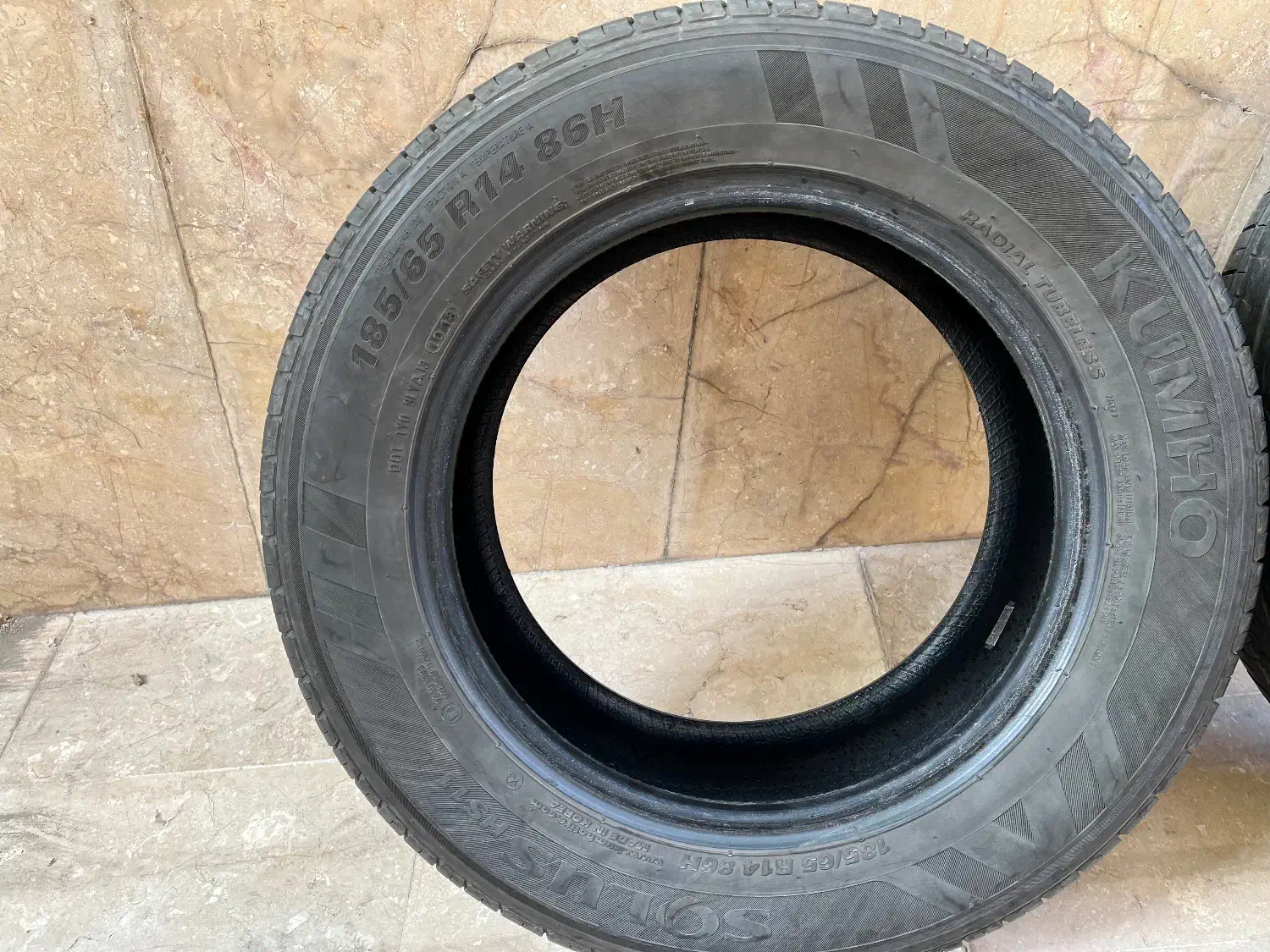 2حلقه لاستیک استوک کومهو کره 185/65/14|قطعات یدکی و لوازم جانبی|تهران, سلسبیل شمالی|دیوار