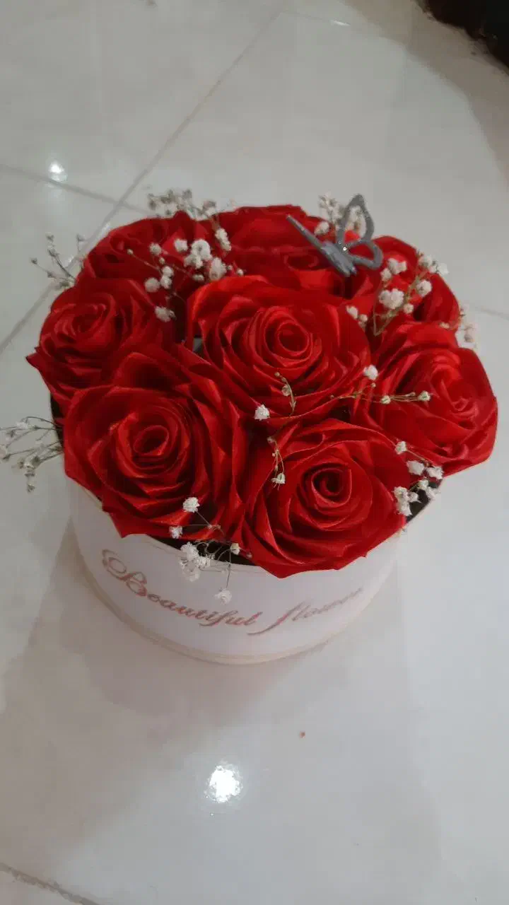 گل رز|گل مصنوعی|قم, هنرستان|دیوار