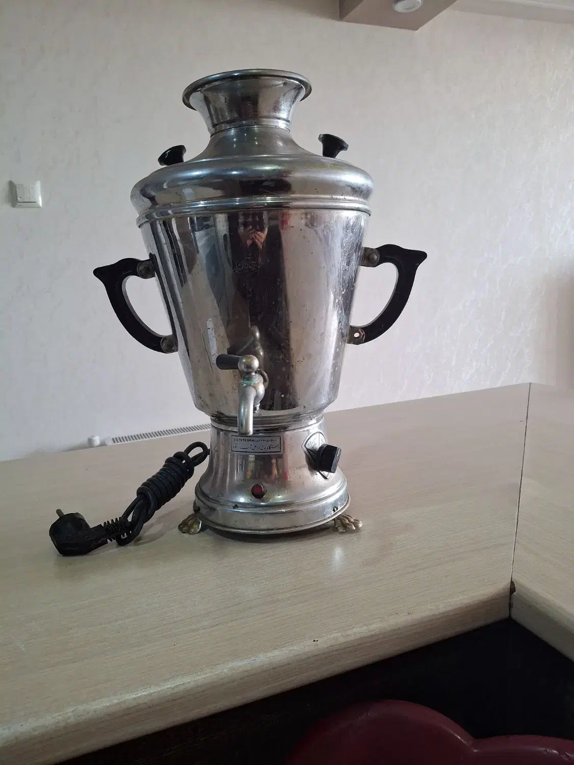 فروش سماور استیل قدیمی|سماور، چایساز، قهوهساز|شیراز, صاحب الزمان|دیوار