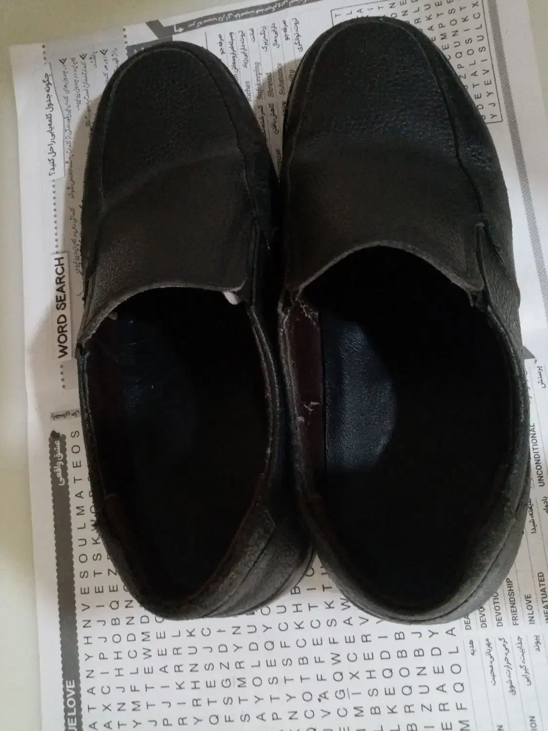 کفش چرم صنعتی سایز41|کیف، کفش، کمربند|الوند, |دیوار