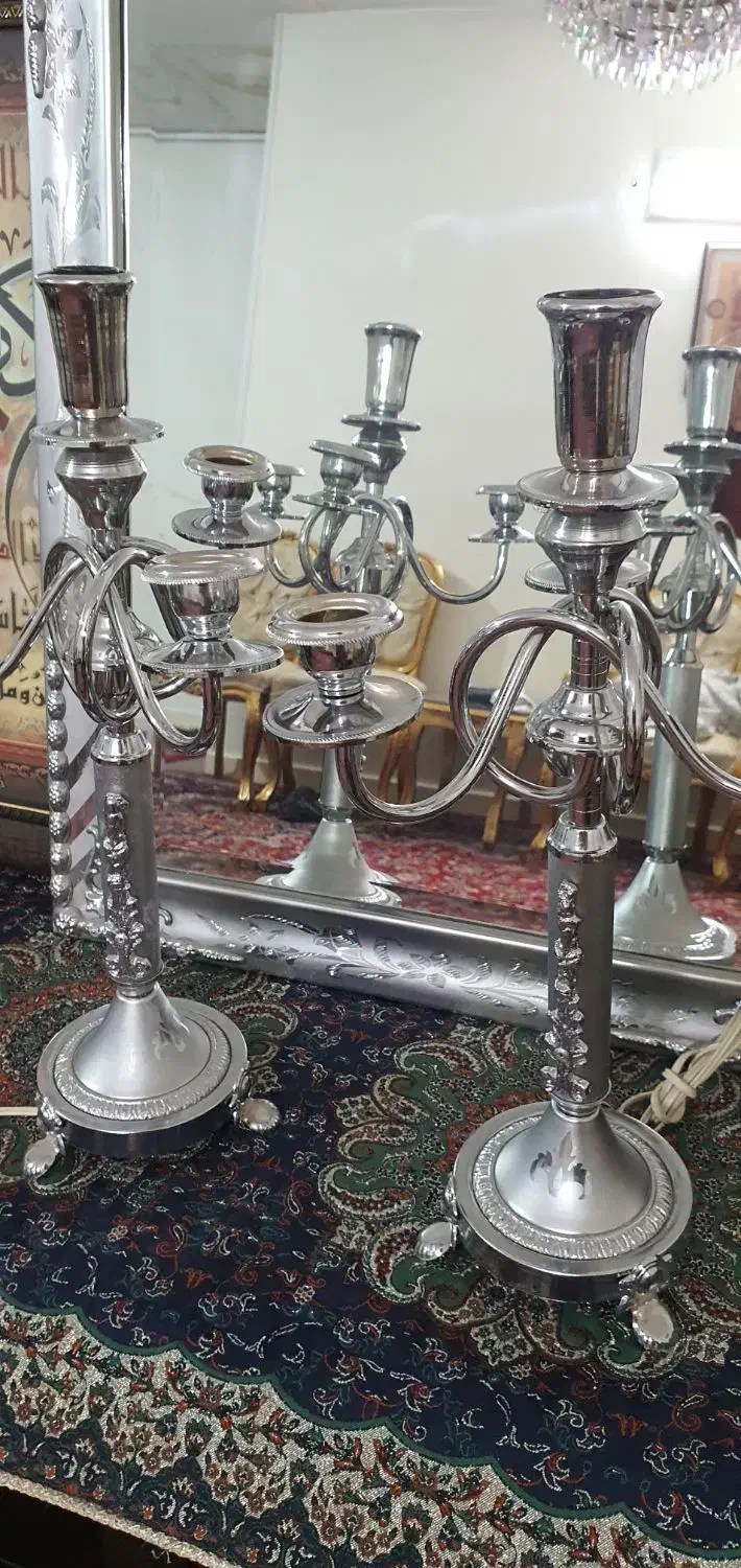 آیینه و شمعدان نو|آینه|تهران, عباسی|دیوار