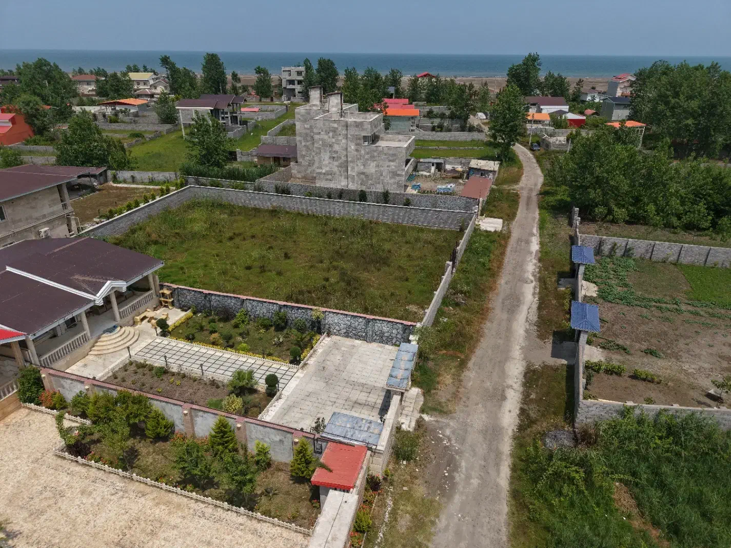 زمین ساحلی دوقطعه کنارهم آماده ساخت درشرق گیلان|فروش زمین و ملک کلنگی|محمدیه-قزوین, |دیوار