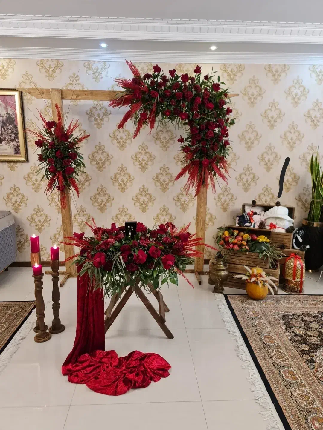 دکور یلدا شب چله حکاکی میوه|خدمات پذیرایی، مراسم|قم, زنبیل آباد|دیوار