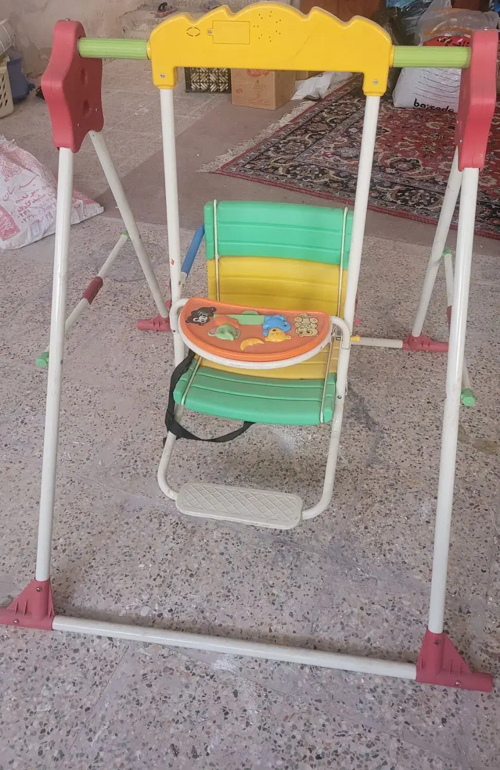 تاب موزیکال وصندلی غذا|اسباب و اثاث بچه|گلپایگان, |دیوار