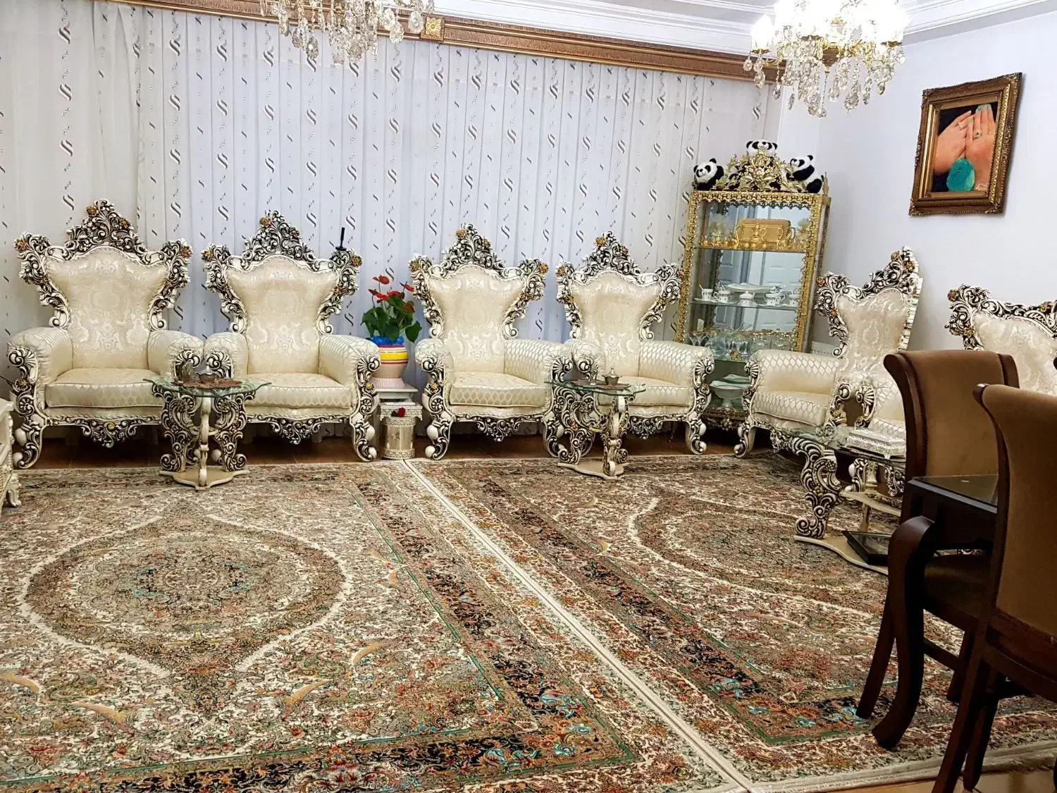 مبل سلطنتی چوب راش اصل و سرویس خواب|مبلمان خانگی و میز عسلی|تبریز, |دیوار