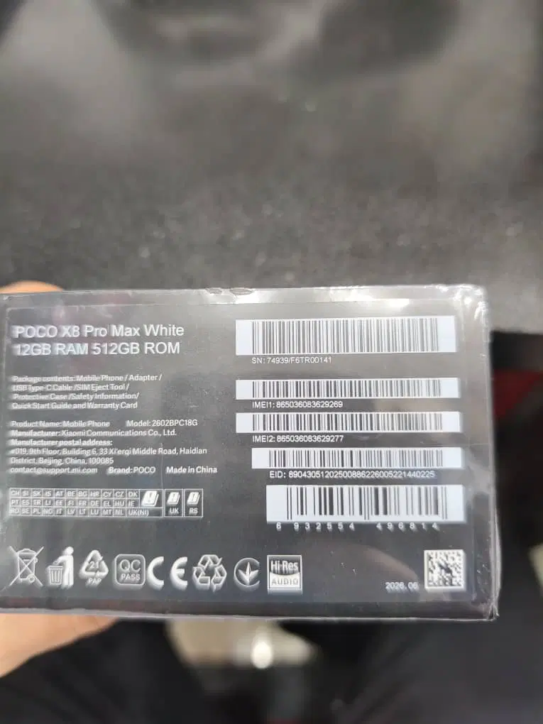 Poco X8 Pro max|موبایل|شادگان, |دیوار