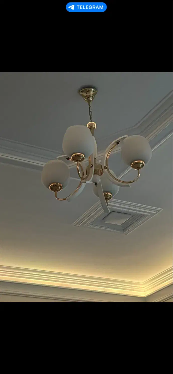 لوستر دو عدد|لوستر و چراغ آویز|خرمدره, |دیوار