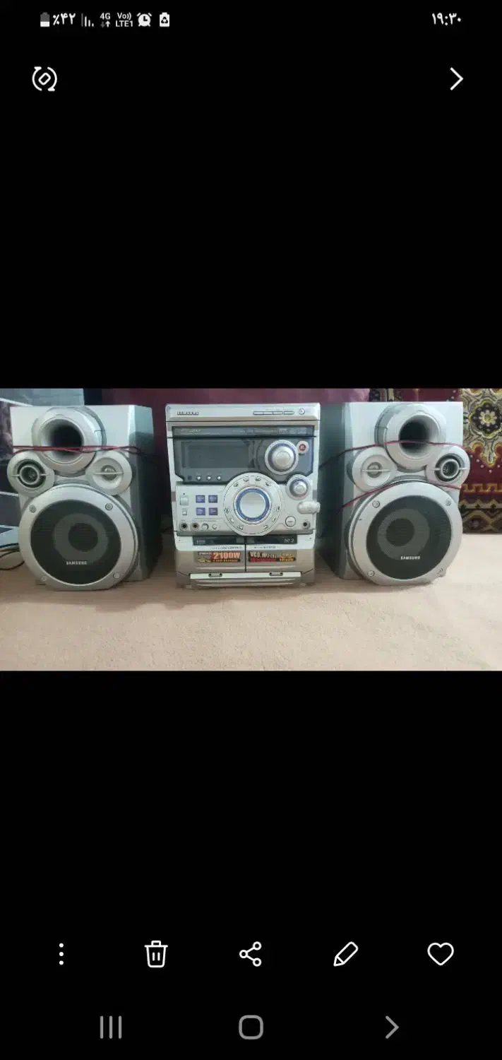 ضبط سی‌دی سه تیکه سامسونگ ۲۱۰۰وات|سیستم صوتی خانگی|لاهیجان, لاشیدان|دیوار