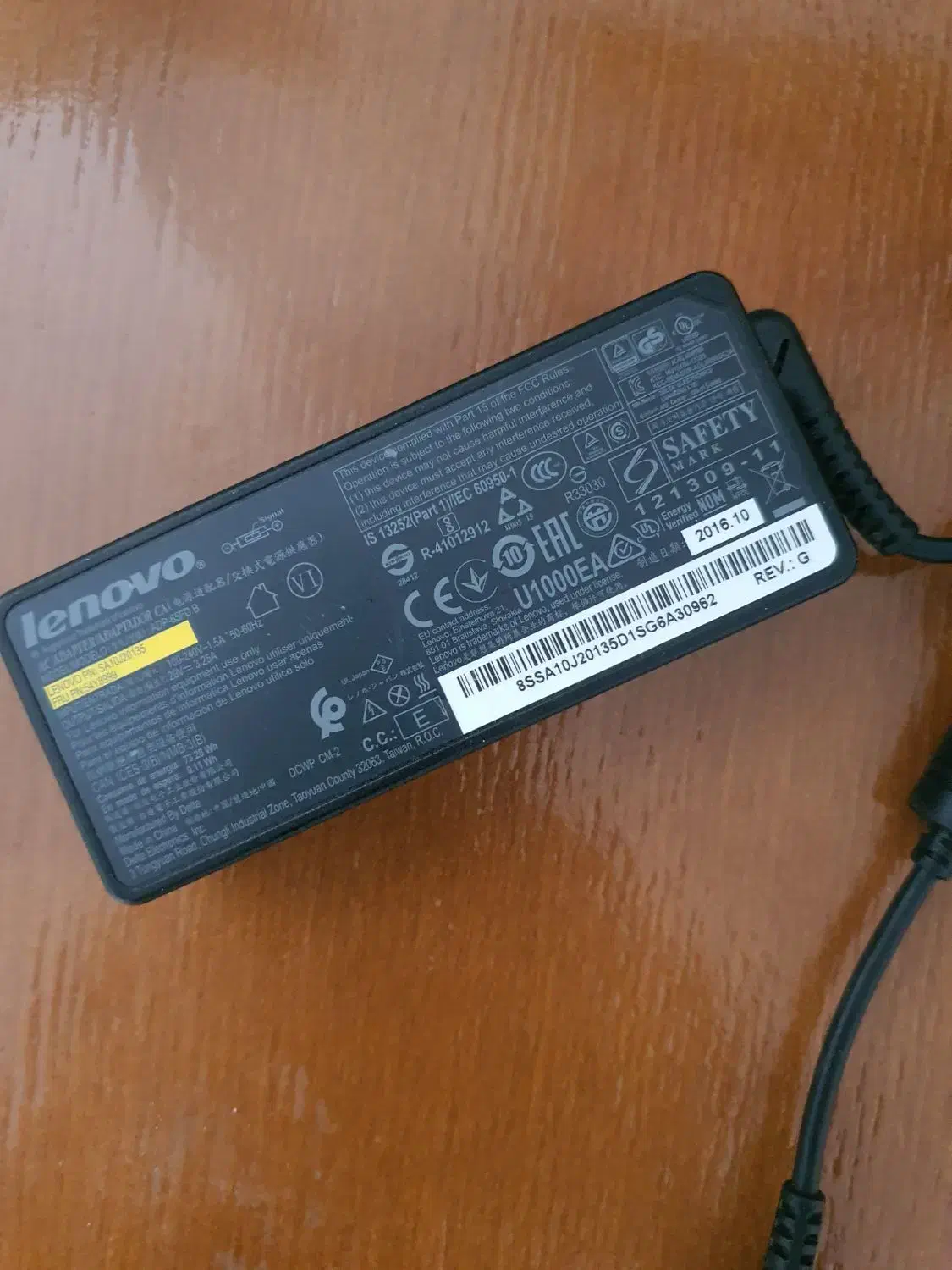 شارژر لپتاپ لنوو مدل  SA10J20135|قطعات و لوازم جانبی رایانه|تهران, تهرانپارس شرقی|دیوار