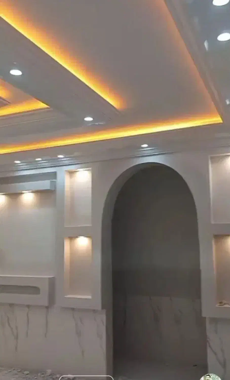 گچکاری سفید کاری لگه گیری|خدمات پیشه و مهارت|امیدیه, |دیوار