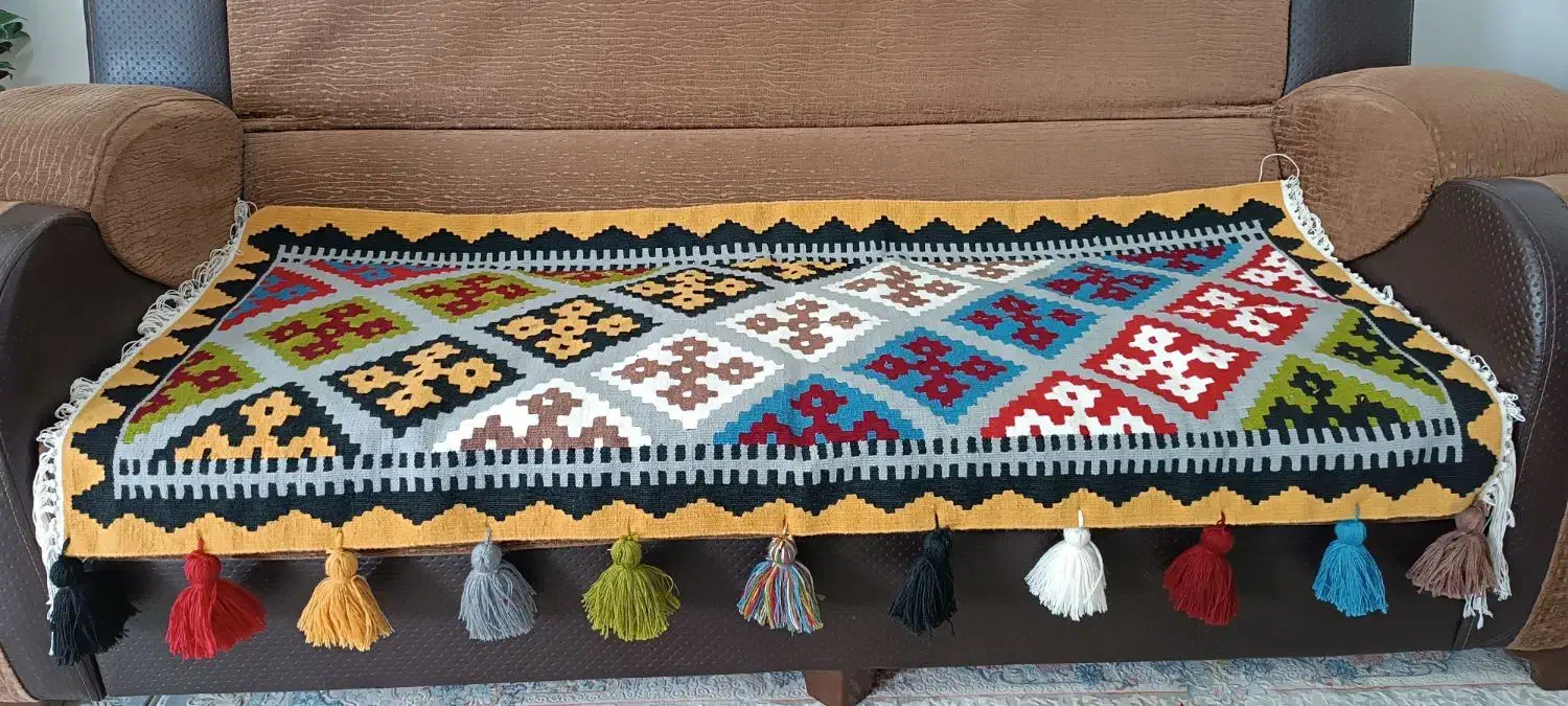 رومبلی گلیمی اکریلیک|گلیم، جاجیم، گبه|ایرانشهر, |دیوار