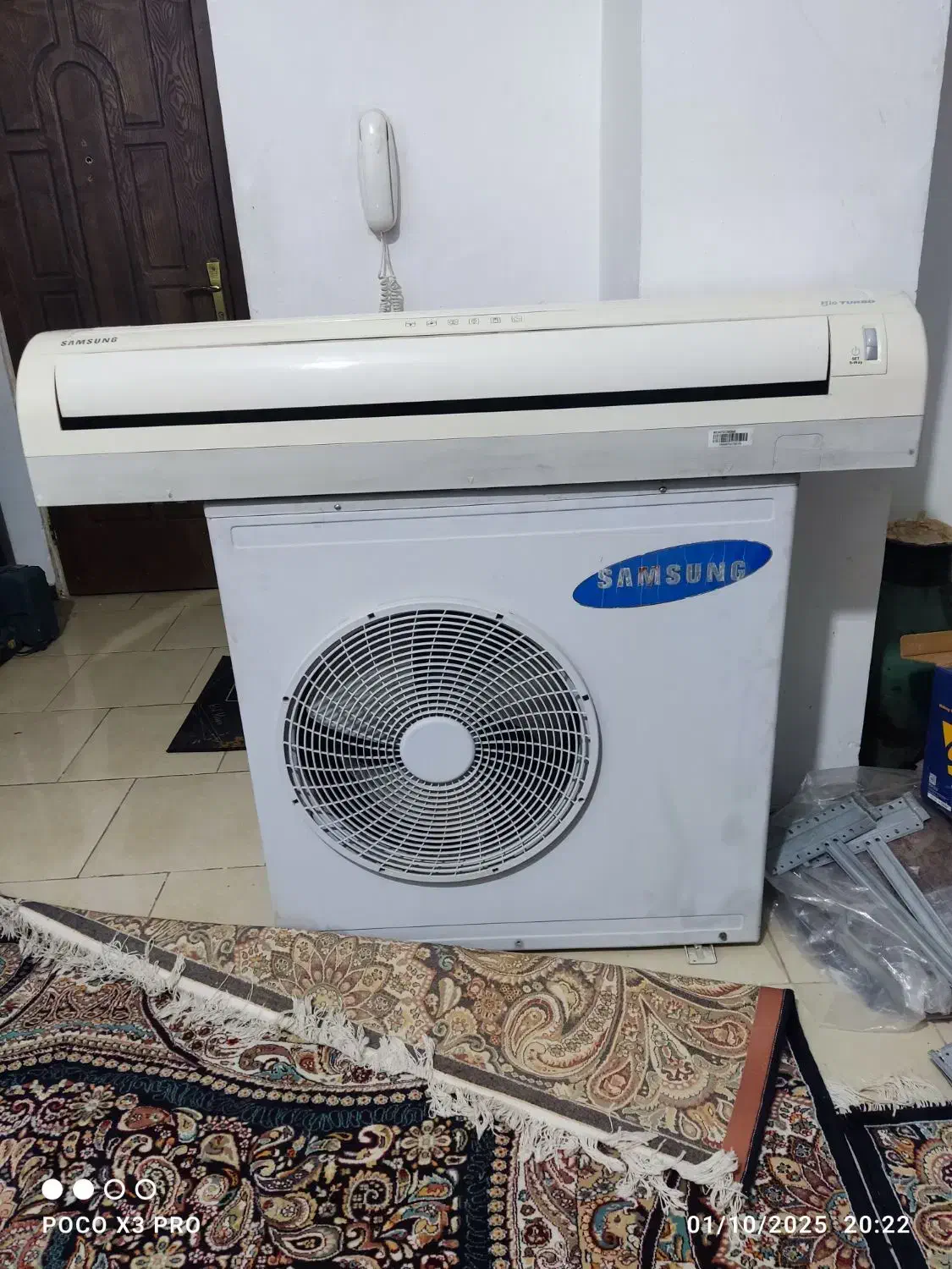 کولرگازی|کولر گازی و فن‌کوئل|رباط‌کریم, مسکن مهر آبشناسان|دیوار