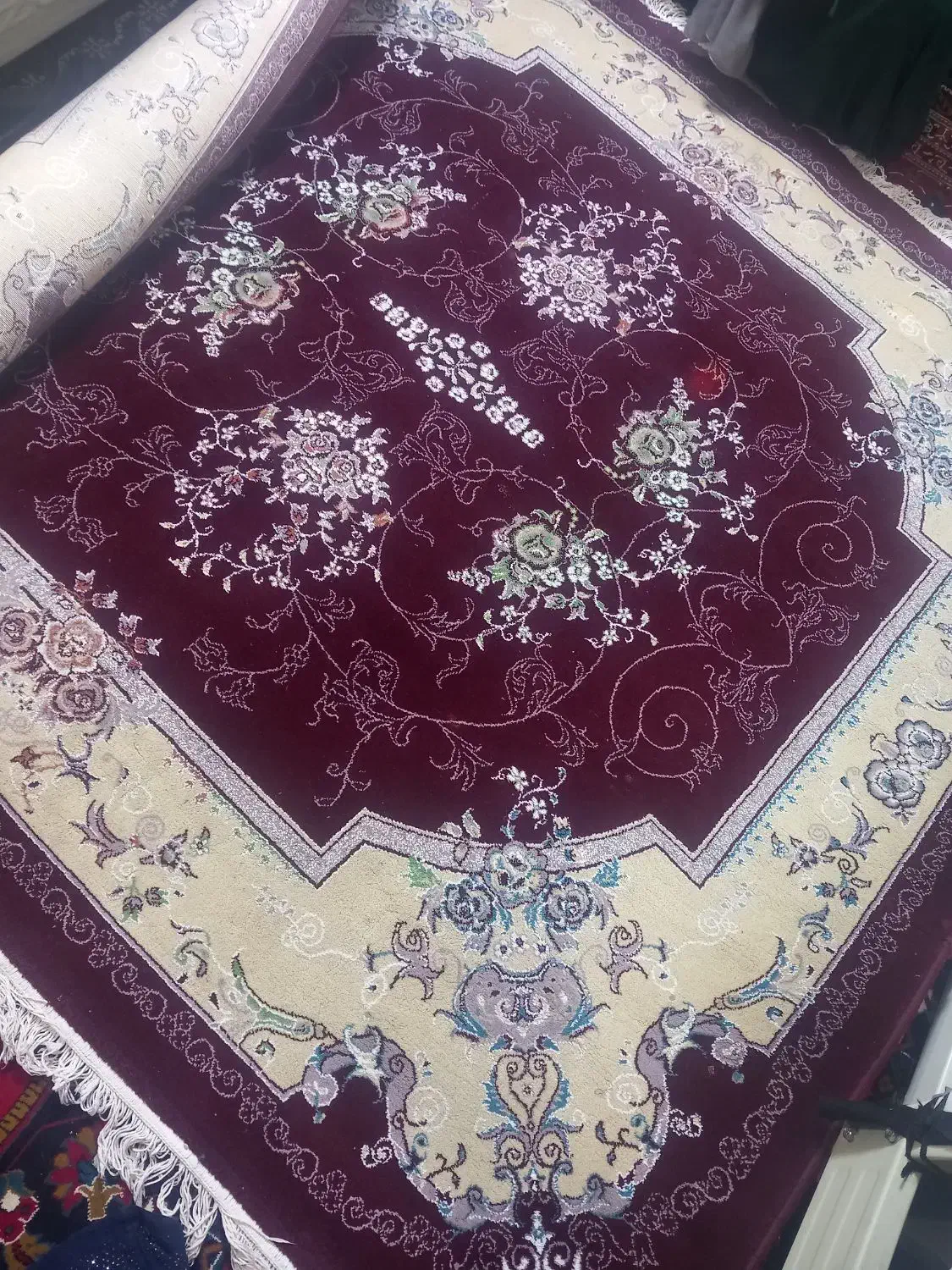 قالی ۴ متری|فرش|جوانرود, |دیوار