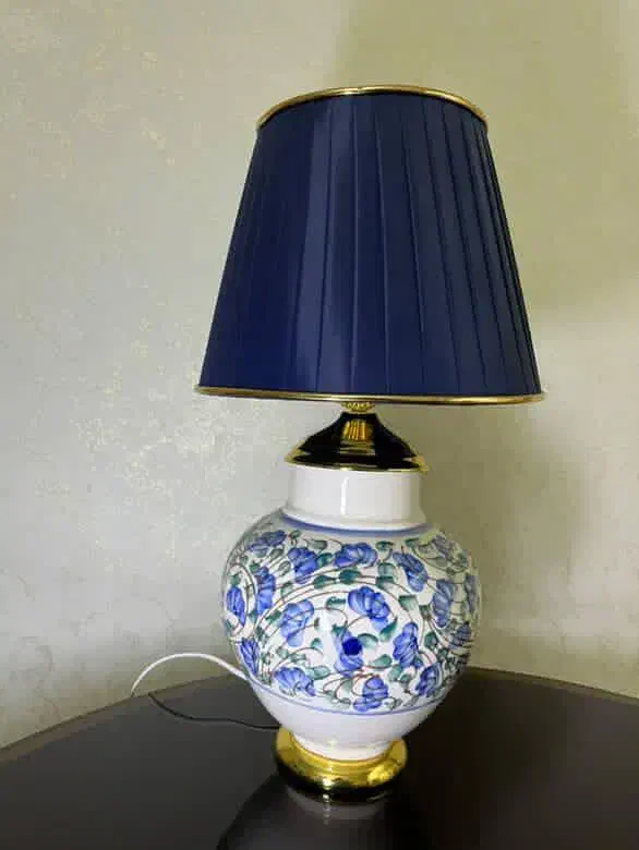 د‌و جفت اباژور قلم ابی|چراغ خواب و آباژور|تهران, خواجه نظام الملک|دیوار