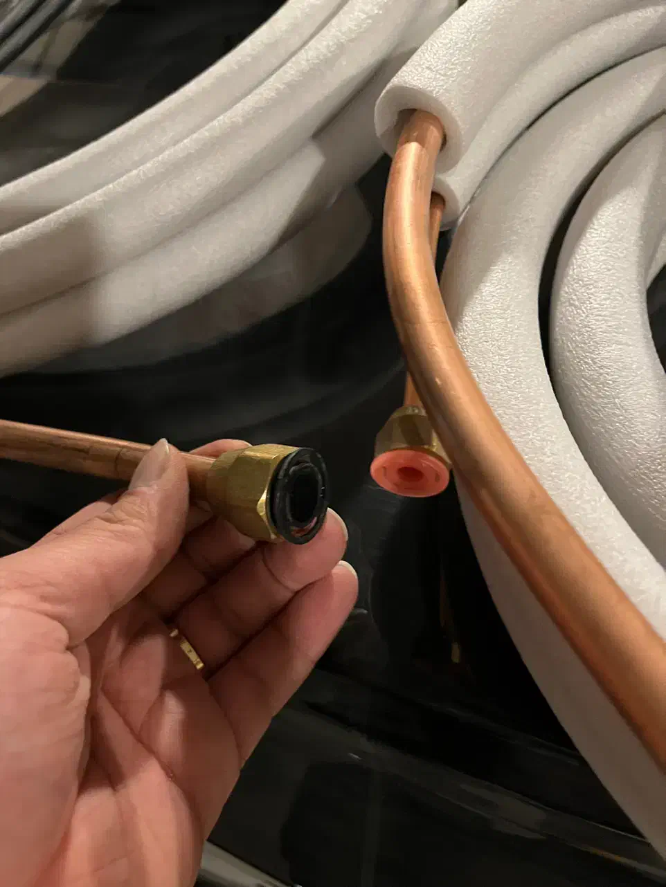 ۲ عدد لوله کولر ۳ متری مسی|کولر گازی و فنکوئل|بندر ماهشهر, |دیوار