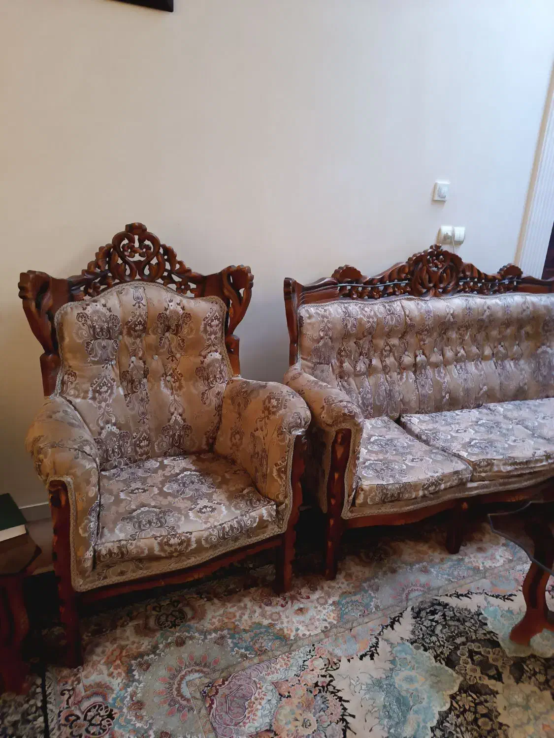 مبلمان سلطنتی|مبلمان خانگی و میز عسلی|شاهرود, |دیوار