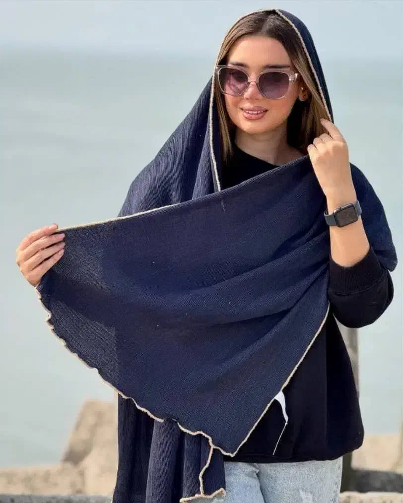 شال برشکا پاییزه حاشیه خزدار|لباس|قوچان, |دیوار