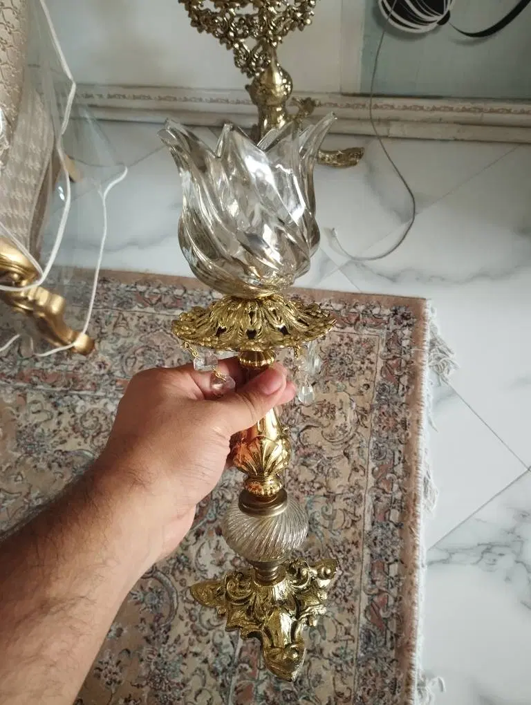 آینه شمدون و میز برنجی|آینه|تهران, خاوران|دیوار