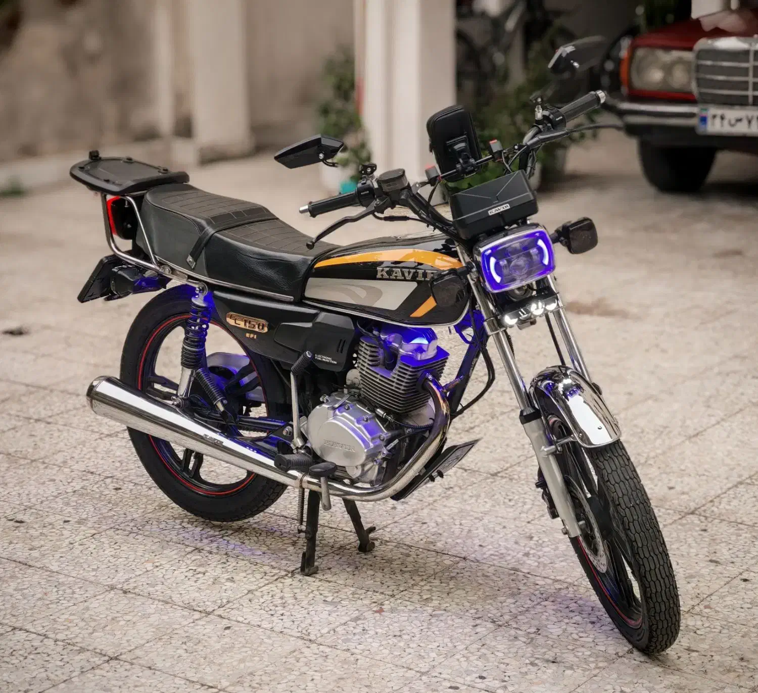 هوندا 150 کویر 1402 مشکی در حد|موتورسیکلت|رشت, رشتیان|دیوار