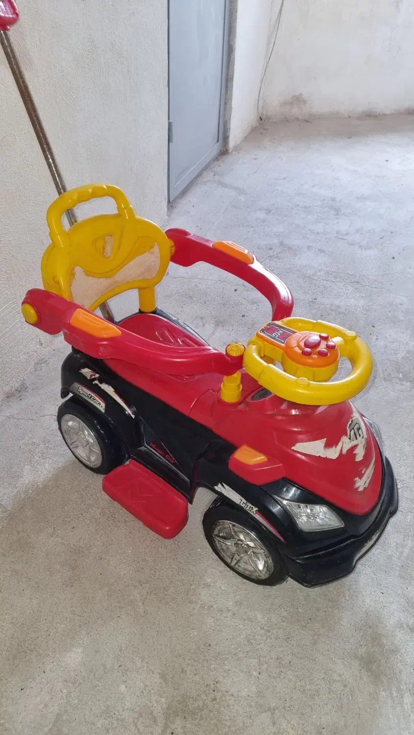 ماشین دسته دار کودک|اسباببازی|رشت, دیلمان|دیوار