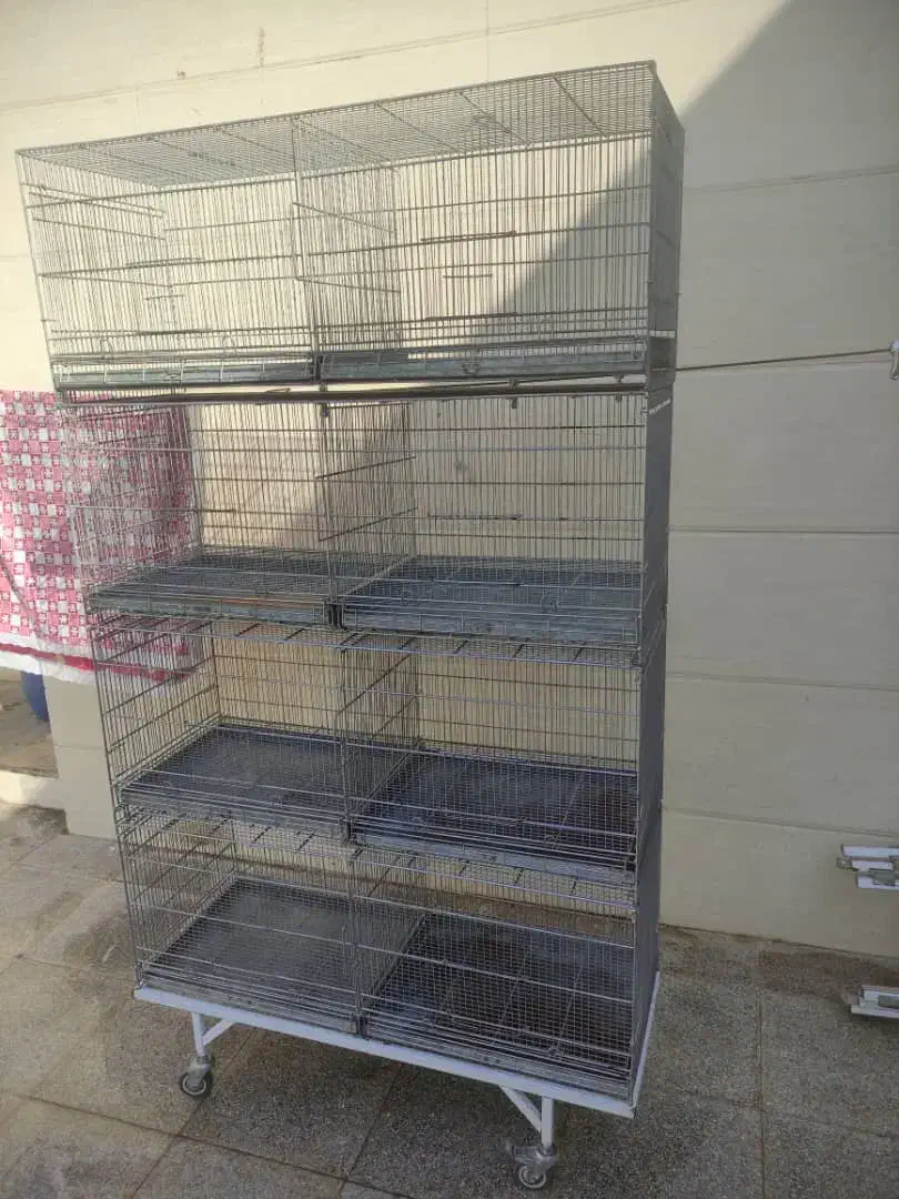 قفس ۸ خان غلامی|لوازم جانبی حیوانات|اهواز, سیصد دستگاه|دیوار