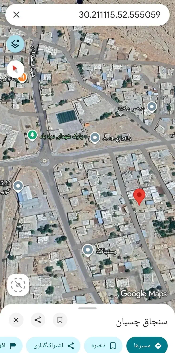 زمین مسکونی ۴۰۰ متری دیوار کشی شده و سند تک برگ|فروش زمین و ملک کلنگی|درودزن, |دیوار