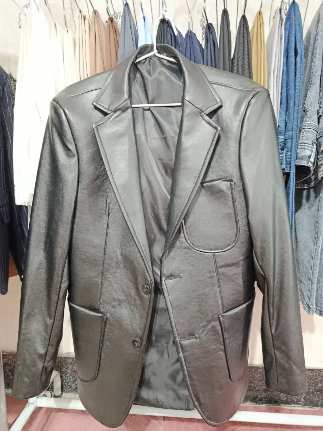 2عدد کاپشن چرم تازه|لباس|بوکان, |دیوار