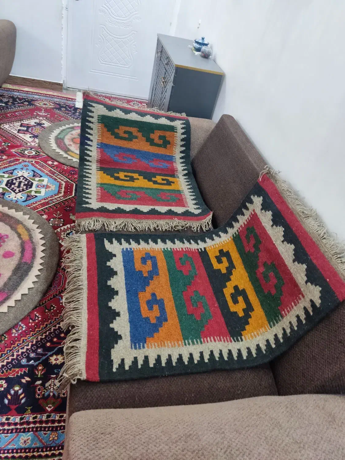 گلیم های پشمی ۶۰در۱۰۰ تکی ۵۰۰|گلیم، جاجیم، گبه|یاسوج, |دیوار