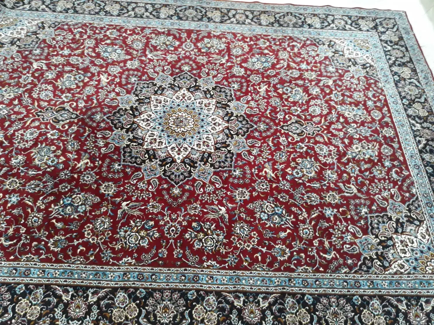 فروش یک تخته فرش ۱۲ متری در حد نو|فرش|دماوند, دماوند|دیوار