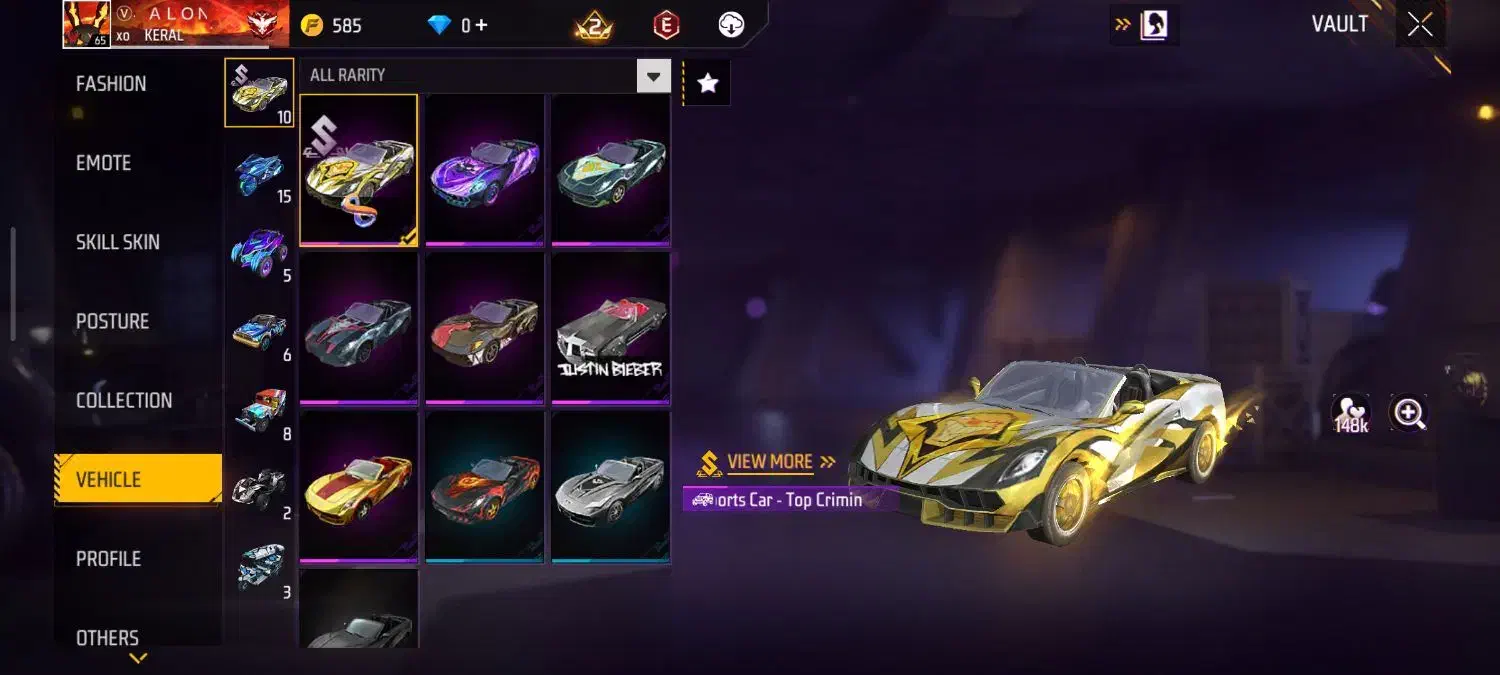 اکانت فری فایر لول 65 قوی و طاق هم میزنم|کنسول، بازی ویدئویی و آنلاین|آق قلا, |دیوار