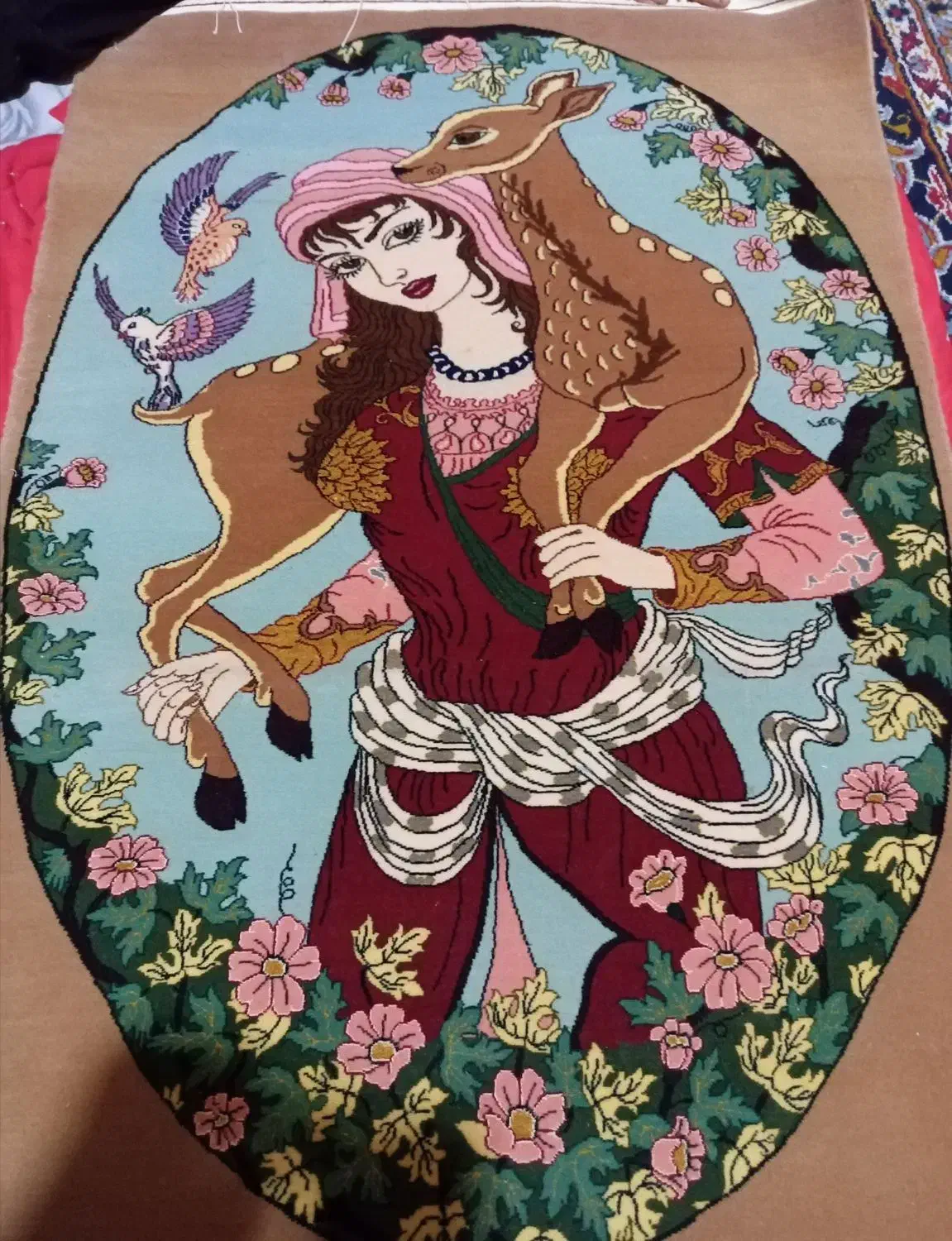 تابلوفرش دست بافت|تابلو فرش|تهران, تهرانسر شرقی|دیوار