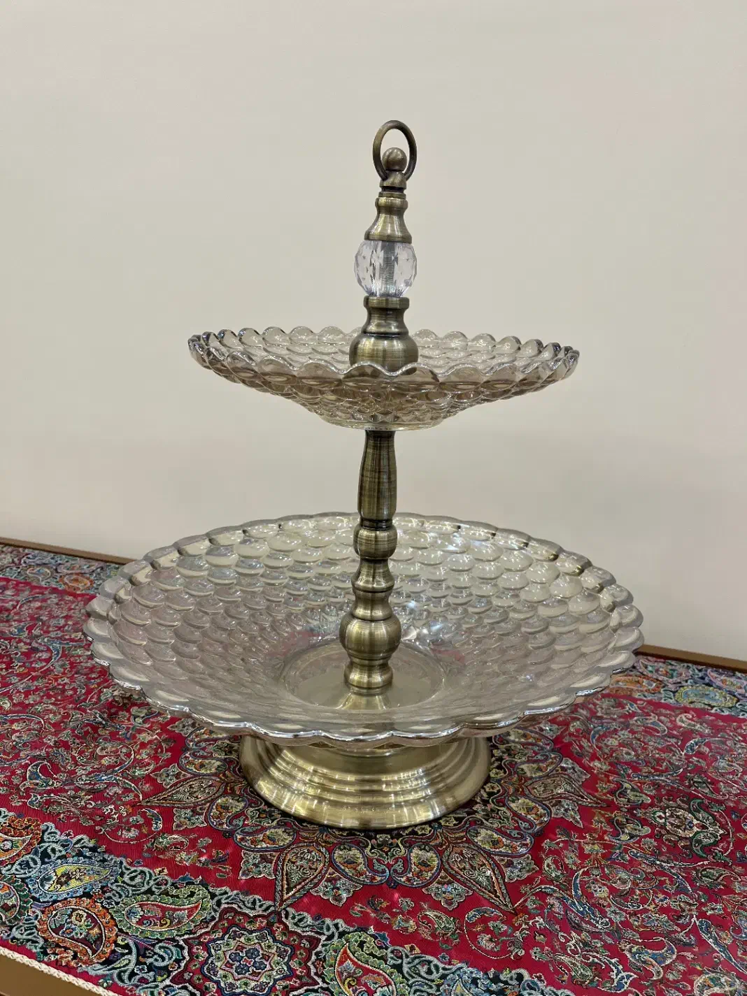 شیرینی خوری دوطبقه شامپاینی|ظروف سرو و پذیرایی|تنکابن, |دیوار