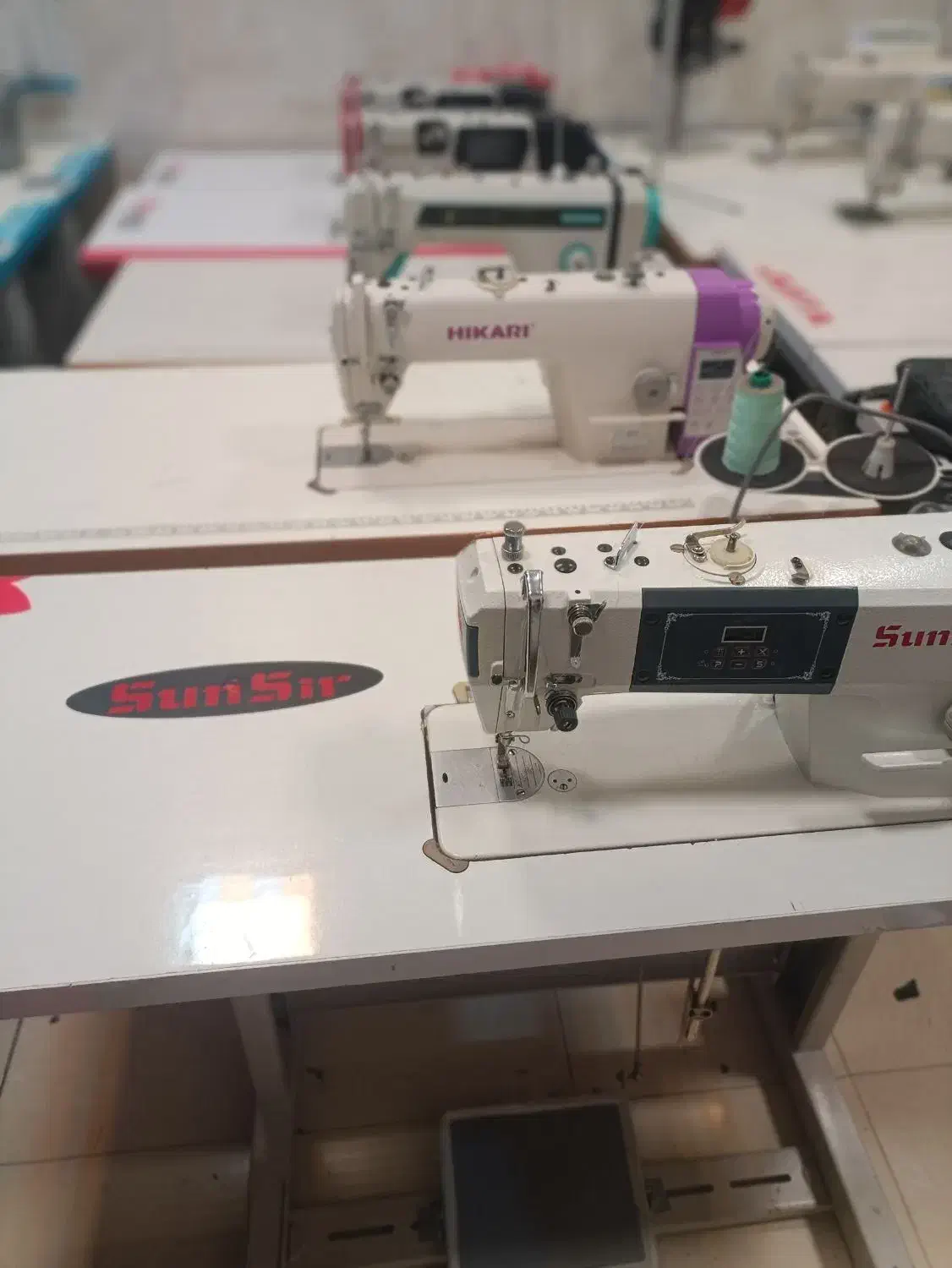 راسته دوز سرنخ زن دار جویتا و سرنخ زن سانسیر|چرخ خیاطی و ریسندگی|کرمانشاه, |دیوار