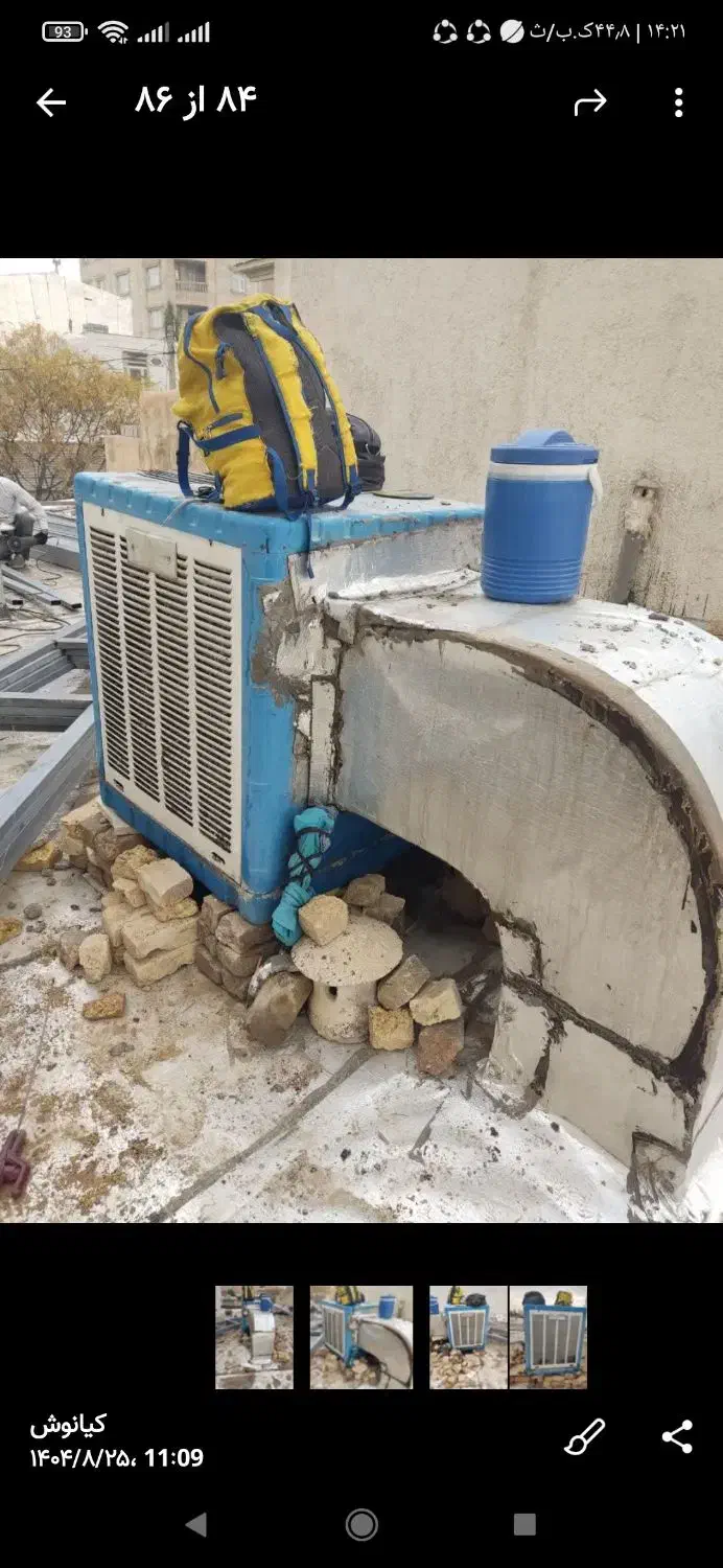 کولر آبی بزرگ در حدنو برند توان|کولر آبی|خرمآباد, |دیوار