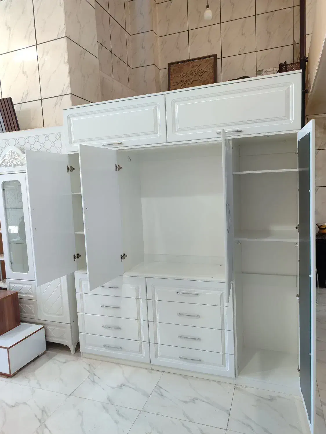 کمد دیواری  مدل لاوین|جاکفشی، کمد، دراور|الوند, |دیوار