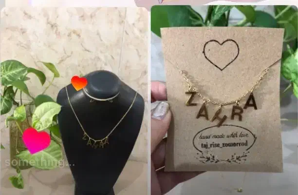 گردنبند اسم هدیه روز مادر|بدلیجات|ملایر, |دیوار