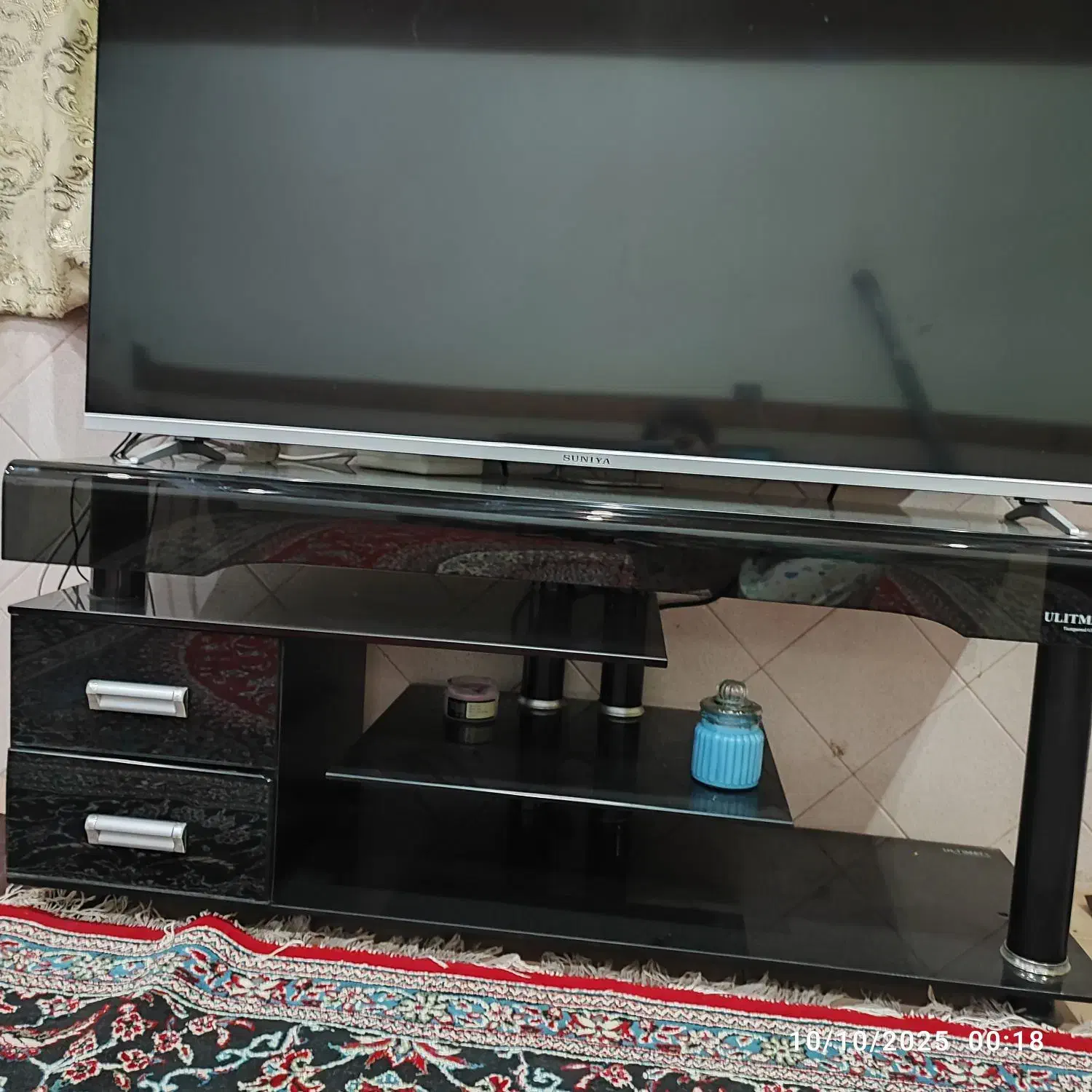 تلویزیون۵۵اینچ سونیا ال ای دی 4K همراه با میز|حراج|نور, |دیوار