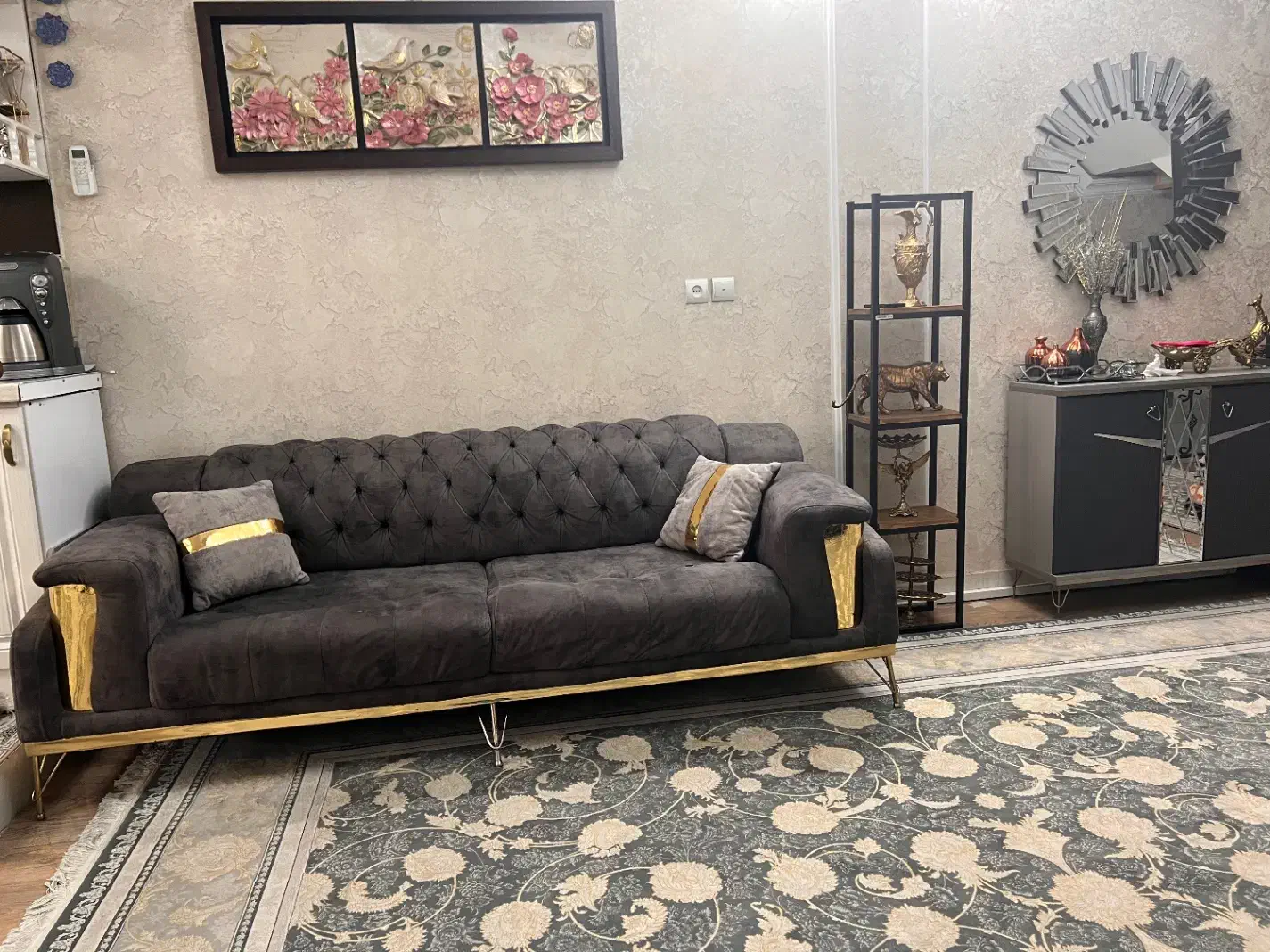 مبل در حد نو جنس پارچه خوب|مبلمان خانگی و میز عسلی|چهاردانگه (تهران), |دیوار